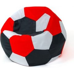 Go Gift Sako bag pouffe ball white-black-red XL 120 cm Мешки и пуфы
