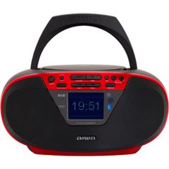 AIWA boombox sistēma ar bluetooth un TFT-LCD displeju, sarkans - BBTU-500DAB/RD Jaunumi - Audio-Video