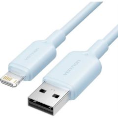 CABLE USB2.0 TO LIGHTNING/1M BLUE LAMSF VENTION Data USB kabeļi