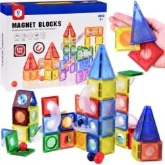 Jokomisiada Klocki magnetyczne 123-elementy kulodrom tor kulki ZA4719 Konstruktori 