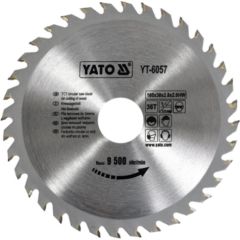 Griešanas disks kokam Yato YT-6057; 160x30 mm; Z36 Zāģripas