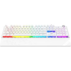 KRUX KRX0133 Frost RGB Spēļu tastatūra / balta Klaviatūras