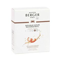 Maison Berger Paris Exqusite Sparkle Car Diffuser Recharge/Refill ( Intenzivní třpyt ) - Náhradní náplň do difuzéru do auta Telpu aromāti