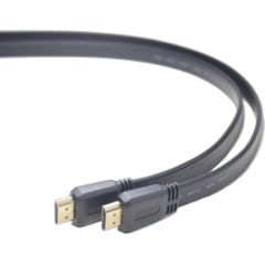 Gembird HDMI male-male flat cable, 1.8 m, black color