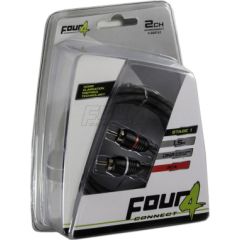 FOUR Connect 4-800152 STAGE1 RCA-cable 1.5m Автомобильные усилители звука