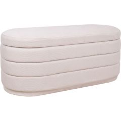 Sols HIRO 104x44xH44cm, balts, ar uzglabāšanas kasti Jaunumi -Dārzam