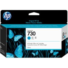 HP 730 (P2V62A) Ink Cartridge, Cyan Tintes printeru izejmateriāli