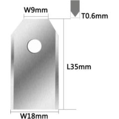 Asmeņu komplekts Husqvarna/Gardena Long Life, 30 gab, Auto-Mow Zāles pļāvēji