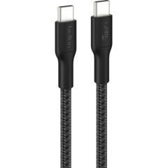 Belkin   USB-C TO USB-C 240W 2.0, BRAIDED PCR, 1M Black Дата USB-кабели