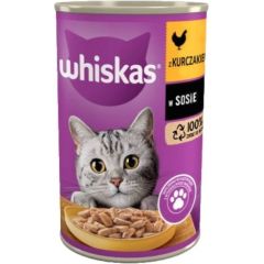 WHISKAS Chicken in sauce - wet cat food - 400g Консервы кошек