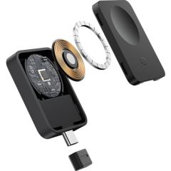 Baseus Bezvadu magnētiskais lādētājs MagPro USB-C 2,5 W Apple Watch, melns Jaunumi - Viedierices