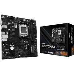 MB AMD A620A SAM5 MATX/A620AM-HVS ASROCK Материнские платы