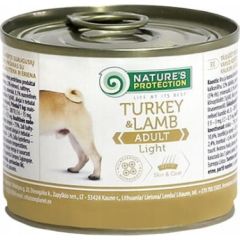 NATURE'S PROTECTION Adult Light Turkey and Lamb - wet dog food - 200 g Suņu barība