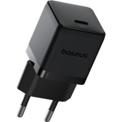 Baseus Sienas ātrais lādētājs Palm 30W USB-C QC3.0 PD3.0, melns Jaunumi - Viedierices
