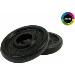 Tunturi Svaru diski 0.5kg, Melni, 2gb Svaru ripas un stieņi