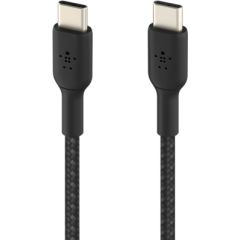 Belkin   BOOST CHARGE  USB-C® to USB-C Cable_Braided, 2M Black Дата USB-кабели