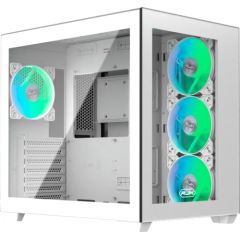 RAIJINTEK PAEAN C7 TG4, tower case (white) Datoru korpusi