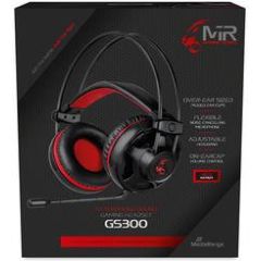 HEADSET GAMING GS300/BLACK/RED MRGS300 MEDIARANGE Austiņas