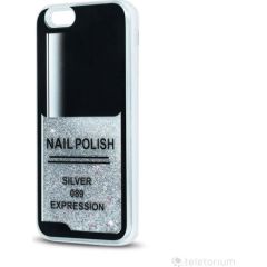 GreenGo Apple  Apple iPhone 7/ iPhone 8 Liquid Glitter TPU Silver Neoriģinālie Maciņi