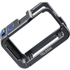 Telesin metal case for DJI Osmo Action 5 (black) Sporta kameru aksesuāri