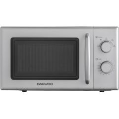 Микроволновая печь Daewoo KOR 6S20S 2, 20 л, 700 Вт, 5 уровней мощности, звуковой сигнал, серебриста Микроволновые печи