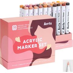 Акриловые маркеры ARRTX 30C, 30 цвета Mаркеры