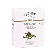 Maison Berger Paris Olive Tree Car Diffuser Recharge/Refill Telpu aromāti