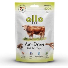 OLLO Air-Dried Beef strips - dog treat - 80g Suņu barība