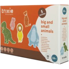 Trixie puzle -  Lieli un mazi dzīvnieki (5 puzles) - 35-630 Jaunumi, Bērnu preces