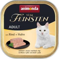 ANIMONDA Vom Feinsten Adult Beef with chicken - wet cat food - 100g Kaķu konservi