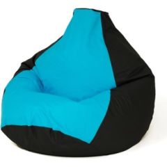 Go Gift Sako bag pouffe Pear black and blue L 105 x 80 cm Sēžammaisi un pufi