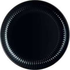 COTTAGE BLACK PUSDIENU ŠĶĪVIS 25CM, MELNS, STIKLS, Luminarc Šķīvji