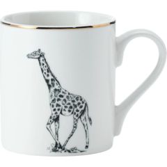 MIKASA GIRAFFE KRŪZE 280ML, BALTA AR ZELTA KR. DEKORU, PORCELĀNS, Mikasa Citi trauki