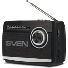Skaļrunis Sven SRP-155 FM,AM,SW Radio Bluetooth Black Bezvadu skaļruņi