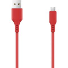 Setty  kabelis USB- microUSB 1.8 m 2A sarkans Data USB kabeļi