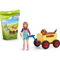 Figurka Schleich Wózek dla Psów Farm World (42543) Figūriņas un varoņi