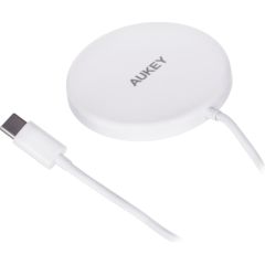 Aukey AUEKY Aircore Magnetic LC-A1 Wireless magnetic charger QI USB-C 15W White Зарядные устройства