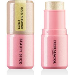 Dermacol Beauty Stick - Rozjasňovač v tyčince s diamantovým efektem 7 g 1 ROSEGOLD GLOW EFFECT Dekoratīvā kosmētika