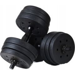 Funfit Hantle 4258 bitumiczne 2 x 10 kg Czarne Велосипеды