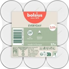 Bolsius Свечи чайные 27 шт. белые Свечи и подсвечники