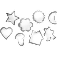 Guardini Cepumu un piparkūku formiņu komplekts 8 gab. assorti Konditorejas piederumi