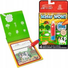 MELISSA & DOUG Water Wow! Ūdens krāsojamā grāmata – Lauku sēta Radošās rotaļlietas