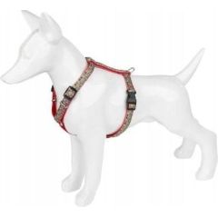 Zolux Szelki dla psa, wz�r folk, ta�ma, 25MM/70-90CM czerwone Citas preces