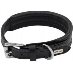 Affek Design Obro�a sk�rzana, XS 27-33 cm x 22 mm, czarny,  przeszywana Citas preces