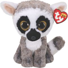 MGA Ty Beanie Boos Linus, Lemur 15cm - 36224 Mīkstās rotaļlietas