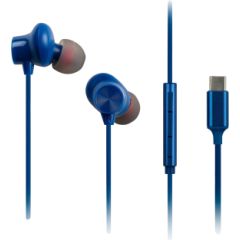 Panasonic Earphones RP-TCM225DEA Wired In-Ear Microphone Blue Austiņas