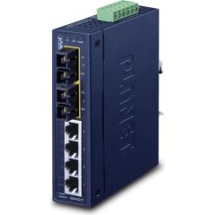 PLANET ISW-621T network switch Unmanaged L2 Fast Ethernet (10/100) Blue Коммутаторы (Switch)