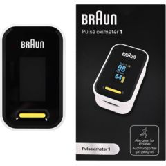 Braun YK-81CEU pulse oximeter Black, Stainless steel Covid-19 Aizsarglīdzekļi