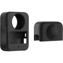 PULUZ silicone lens cover DJI Osmo 360 (Black) Sporta kameru aksesuāri