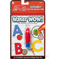 MELISSA & DOUG Water Wow! Ūdens krāsojamā grāmata – Alfabēts Radošās rotaļlietas